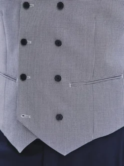 Pako Lorente Kamizelka garniturowa P25WF-8X-007 Granatowy Slim Fit