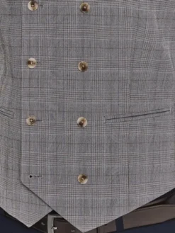 Pako Lorente Kamizelka garniturowa P26SF-8X-008 Szary Slim Fit