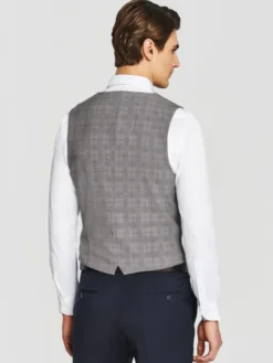 Pako Lorente Kamizelka garniturowa P26SF-8X-008 Szary Slim Fit