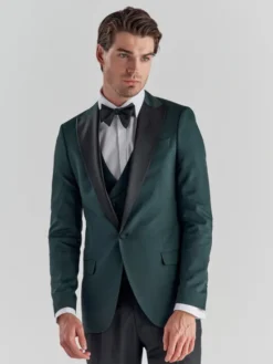 Pako Lorente Kamizelka P22SF-8S-005 Zielony Slim Fit