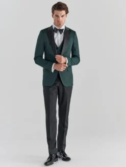 Pako Lorente Kamizelka P22SF-8S-005 Zielony Slim Fit