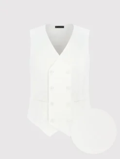 Pako Lorente Kamizelka P24SF-8X-013 Beżowy Slim Fit