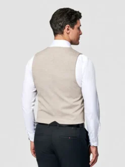 Pako Lorente Kamizelka P26SF-8X-007 Beżowy Slim Fit