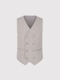 Pako Lorente Kamizelka P26SF-8X-007 Beżowy Slim Fit