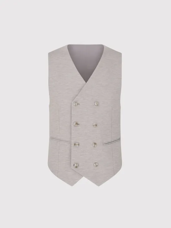 Pako Lorente Kamizelka P26SF-8X-007 Beżowy Slim Fit