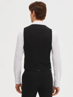 Pako Lorente Kamizelka P25SF-8X-005 Czarny Slim Fit