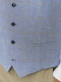 Pako Lorente Kamizelka P24SF-8X-004 Niebieski Slim Fit