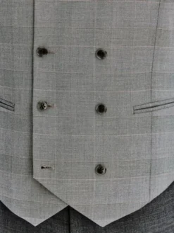 Pako Lorente Kamizelka P26SF-8X-001 Szary Slim Fit