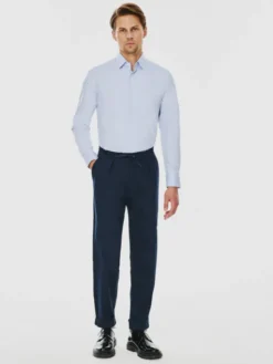 Pako Lorente Koszula P000B-1X-008 Niebieski Slim Fit
