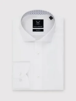 Pako Lorente Koszula P25SF-1X-052 Biały Slim Fit