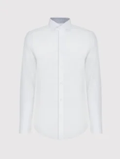 Pako Lorente Koszula P25SF-1X-052 Biały Slim Fit