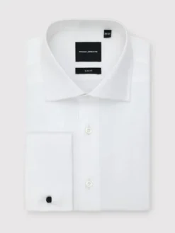 Pako Lorente Koszula P26SF-1X-048 Biały Slim Fit