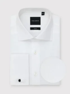 Pako Lorente Koszula P26SF-1X-048 Biały Slim Fit