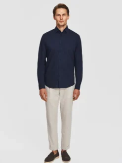 Pako Lorente Koszula P26SF-1X-021 Granatowy Slim Fit