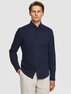 Pako Lorente Koszula P26SF-1X-021 Granatowy Slim Fit