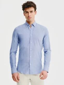 Pako Lorente Koszula P25SF-1X-015 Niebieski Slim Fit