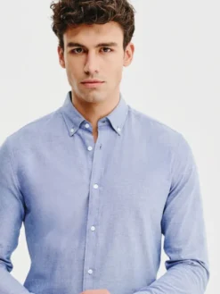 Pako Lorente Koszula P25SF-1X-015 Niebieski Slim Fit
