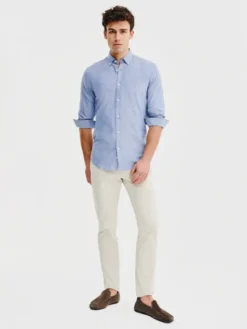 Pako Lorente Koszula P25SF-1X-015 Niebieski Slim Fit