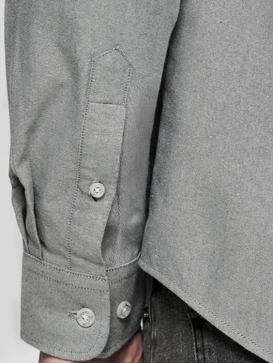 Pako Lorente Koszula P26SN-1X-067 Szary Slim Fit