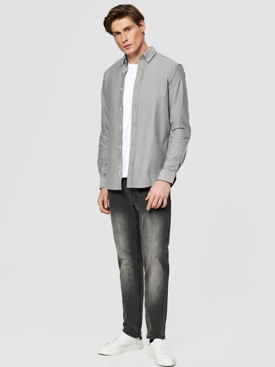 Pako Lorente Koszula P26SN-1X-067 Szary Slim Fit