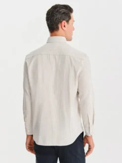 Pako Lorente Koszula P25WF-1X-030 Beżowy Regular Fit