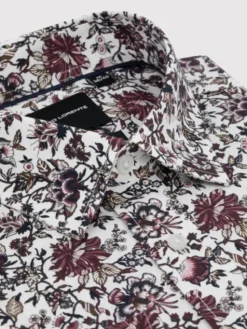 Pako Lorente Koszula P25WF-1X-054 Biały Slim Fit