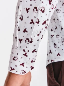 Pako Lorente Koszula P25WF-1X-013 Biały Slim Fit