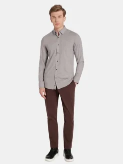 Pako Lorente Koszula P25WF-1X-020 Brązowy Slim Fit