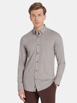Pako Lorente Koszula P25WF-1X-020 Brązowy Slim Fit