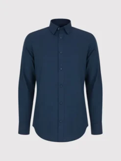 Pako Lorente Koszula P25WF-1X-019 Granatowy Slim Fit