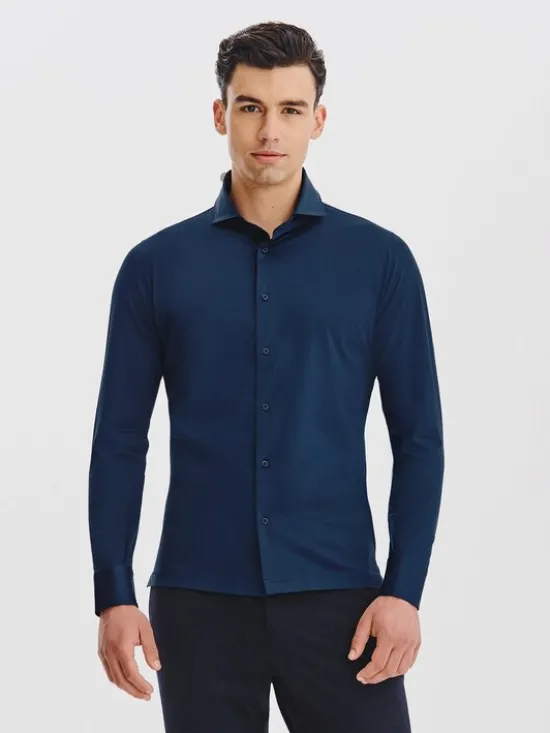 Pako Lorente Koszula P25WF-1X-025 Granatowy Classic Fit