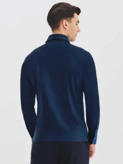 Pako Lorente Koszula P25WF-1X-025 Granatowy Classic Fit