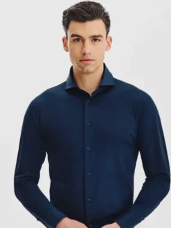 Pako Lorente Koszula P25WF-1X-025 Granatowy Classic Fit
