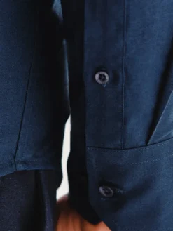 Pako Lorente Koszula P25WF-1X-011 Granatowy Slim Fit