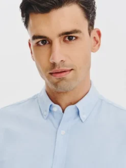 Pako Lorente Koszula P25WF-1X-003 Niebieski Slim Fit