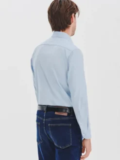 Pako Lorente Koszula P25WF-1X-015 Niebieski Slim Fit