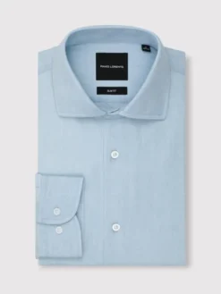 Pako Lorente Koszula P25WF-1X-015 Niebieski Slim Fit