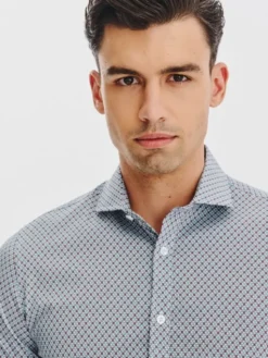 Pako Lorente Koszula P25WF-1X-023 Niebieski Slim Fit