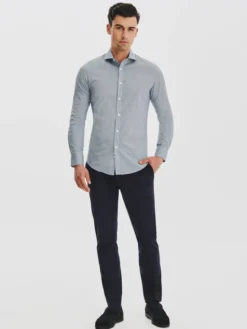 Pako Lorente Koszula P25WF-1X-023 Niebieski Slim Fit