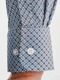 Pako Lorente Koszula P25WF-1X-023 Niebieski Slim Fit