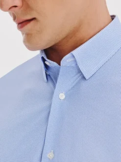Pako Lorente Koszula P25WF-1X-051 Niebieski Slim Fit
