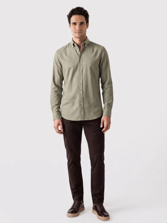 Pako Lorente Koszula P26WF-1X-026 Zielony Slim Fit