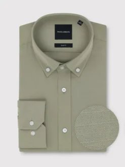 Pako Lorente Koszula P26WF-1X-026 Zielony Slim Fit