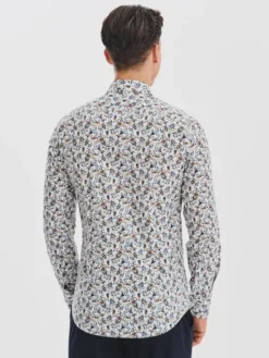 Pako Lorente Koszula P25WN-1X-036 Biały Slim Fit