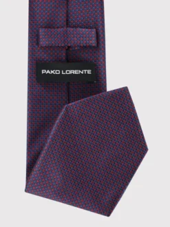 Pako Lorente Krawat P26SF-KX-013 Bordowy