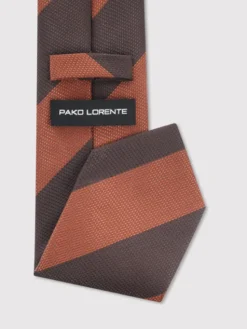 Pako Lorente Krawat P25WF-KX-020 Brązowy