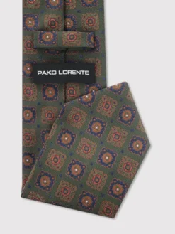 Pako Lorente Krawat P25WF-KX-005 Zielony