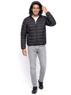 Pako Lorente Kurtka przejściowa B000B-5X-002 Czarny Regular Fit