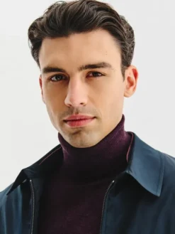Pako Lorente Kurtka przejściowa P25WF-5X-002 Granatowy Classic Fit