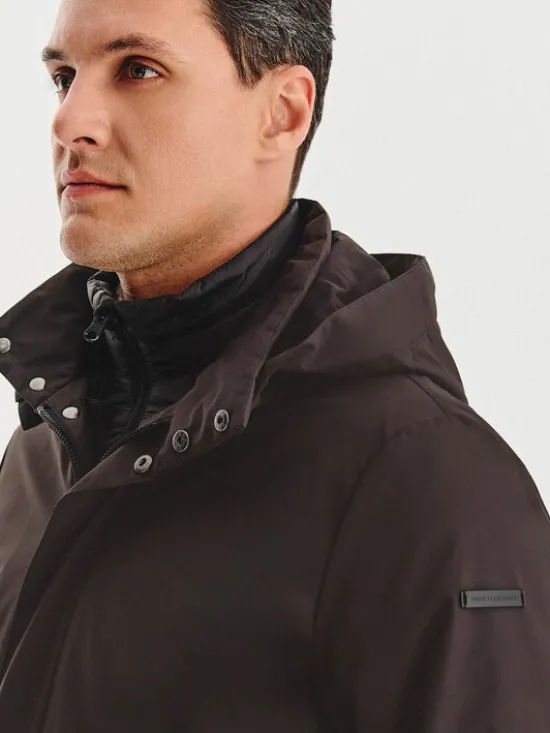 Pako Lorente Kurtka przejściowa P25WF-5X-005 Brązowy Classic Fit